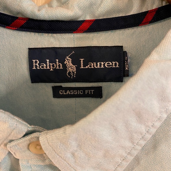 4XLT POLO Ralph Lauren  - Light Mint Color - Long Sleeve - classic fit - Picture 5 of 6